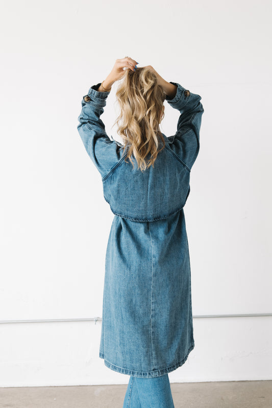 Francis Blue Jean Trench