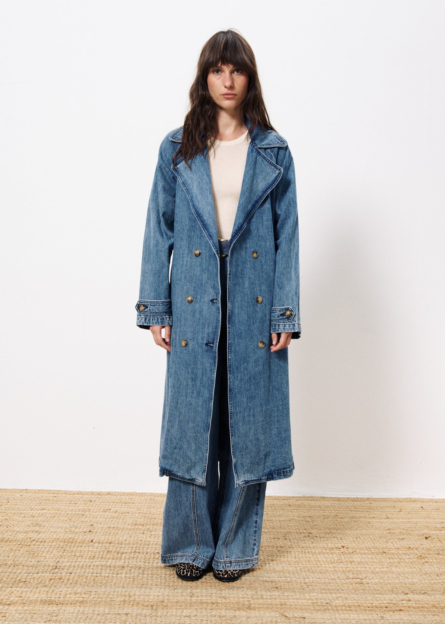 Francis Blue Jean Trench