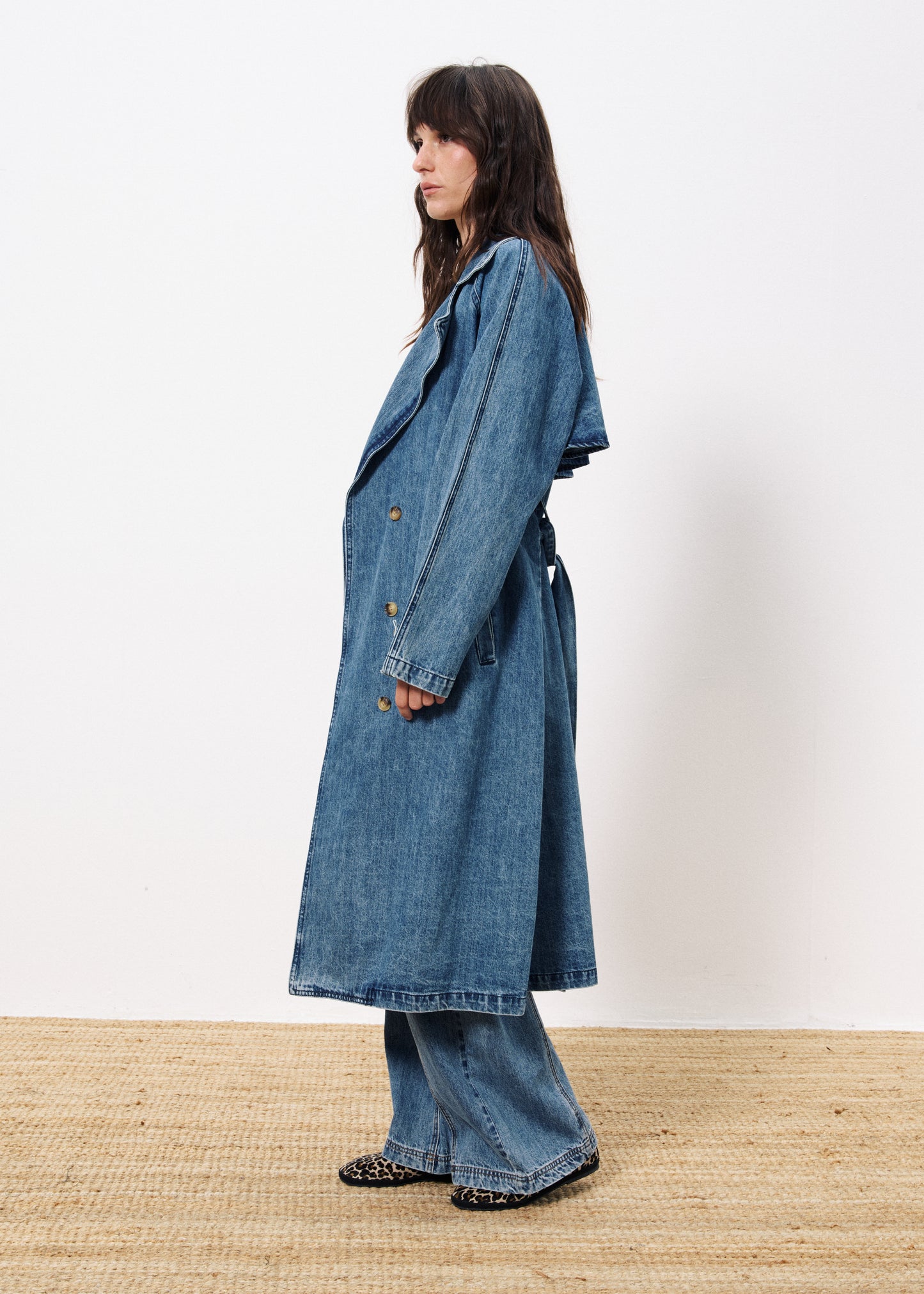 Francis Blue Jean Trench