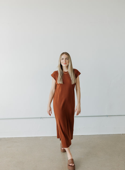Porter Maxi Dress - Brown