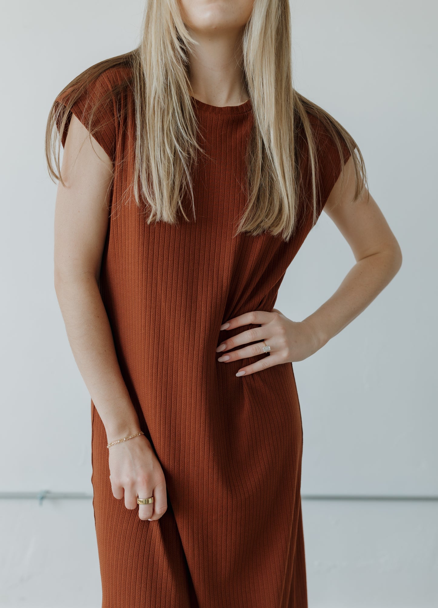 Porter Maxi Dress - Brown