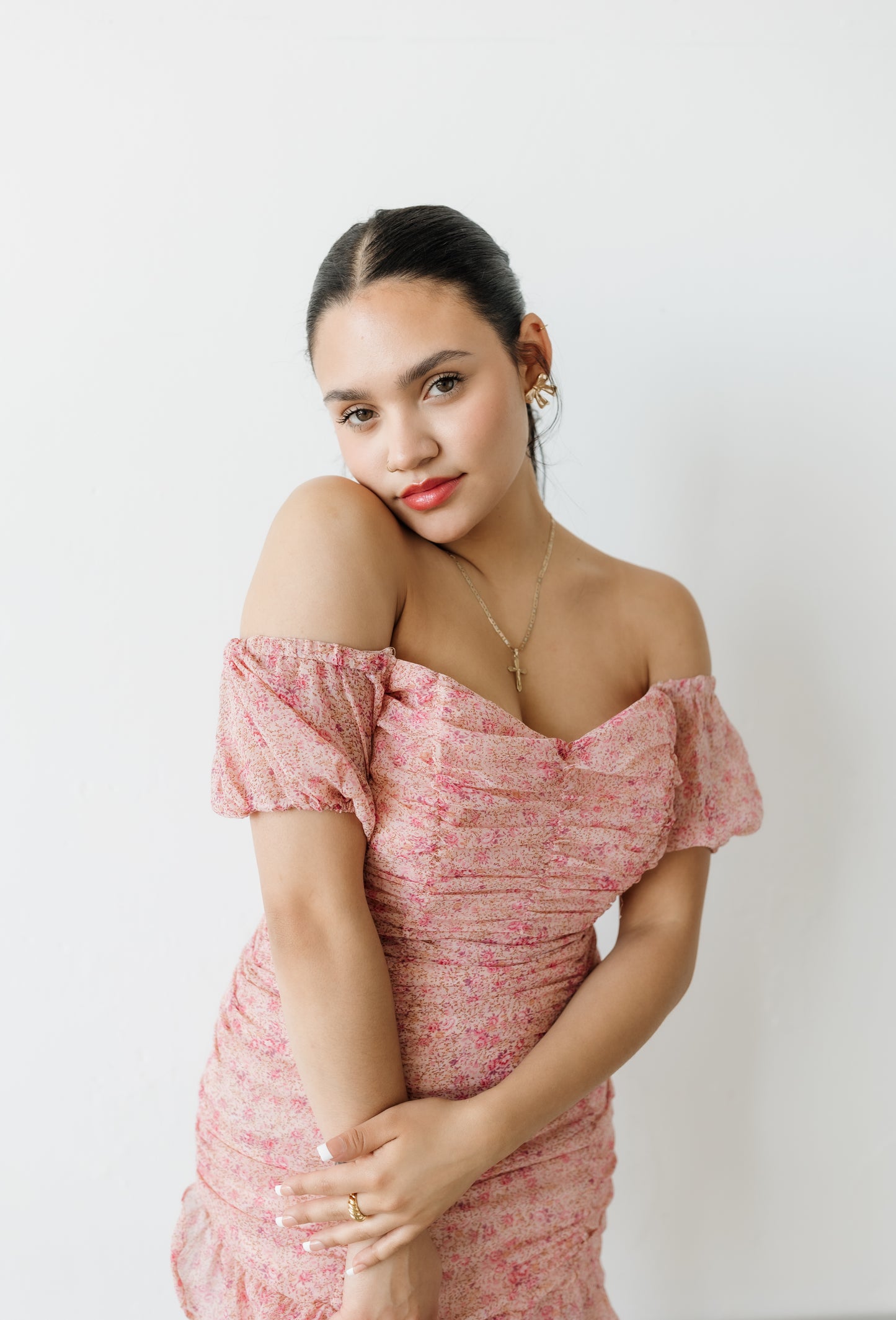 Rebecca Ruffle Mini Dress