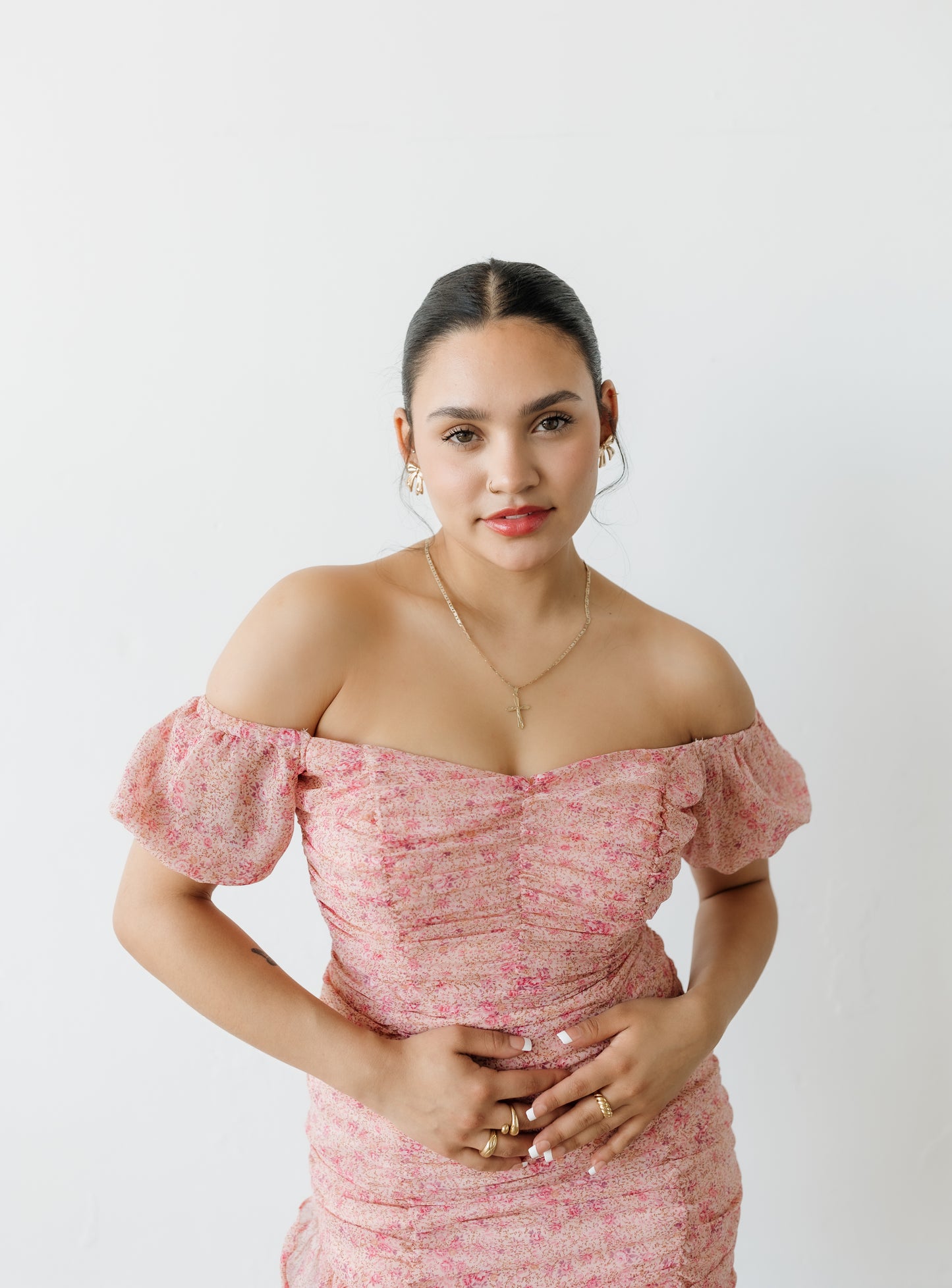 Rebecca Ruffle Mini Dress