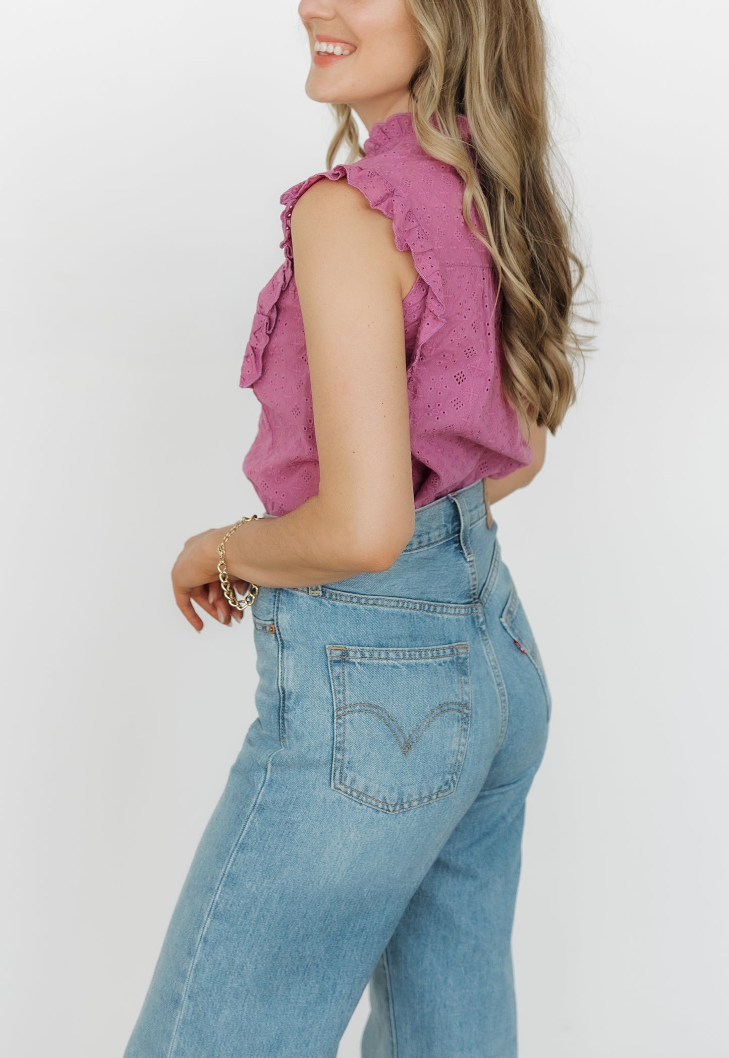Camille Ruffle Top