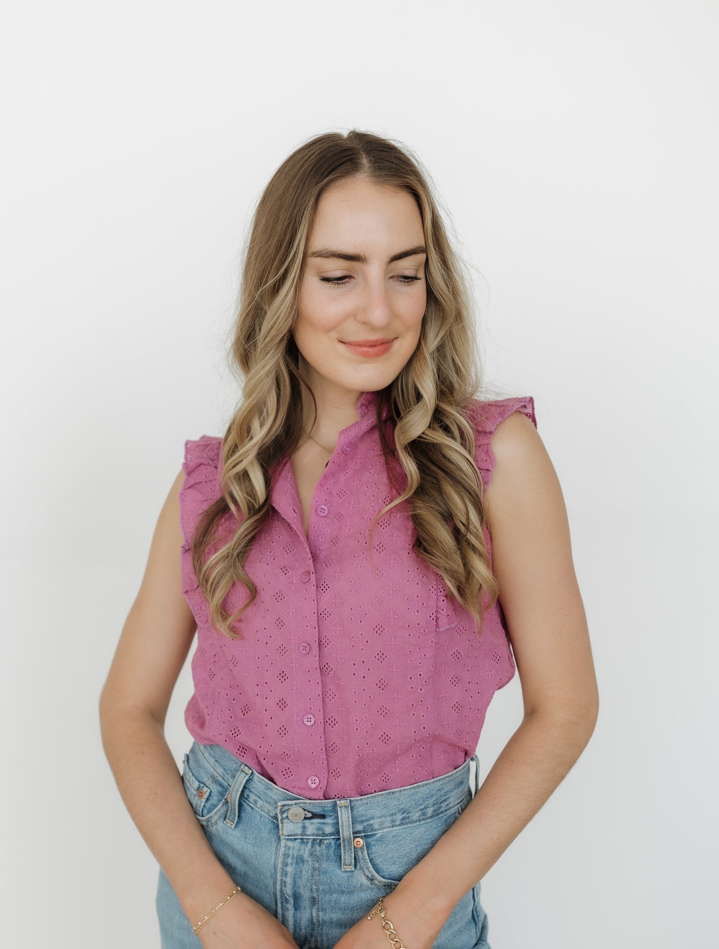Camille Ruffle Top