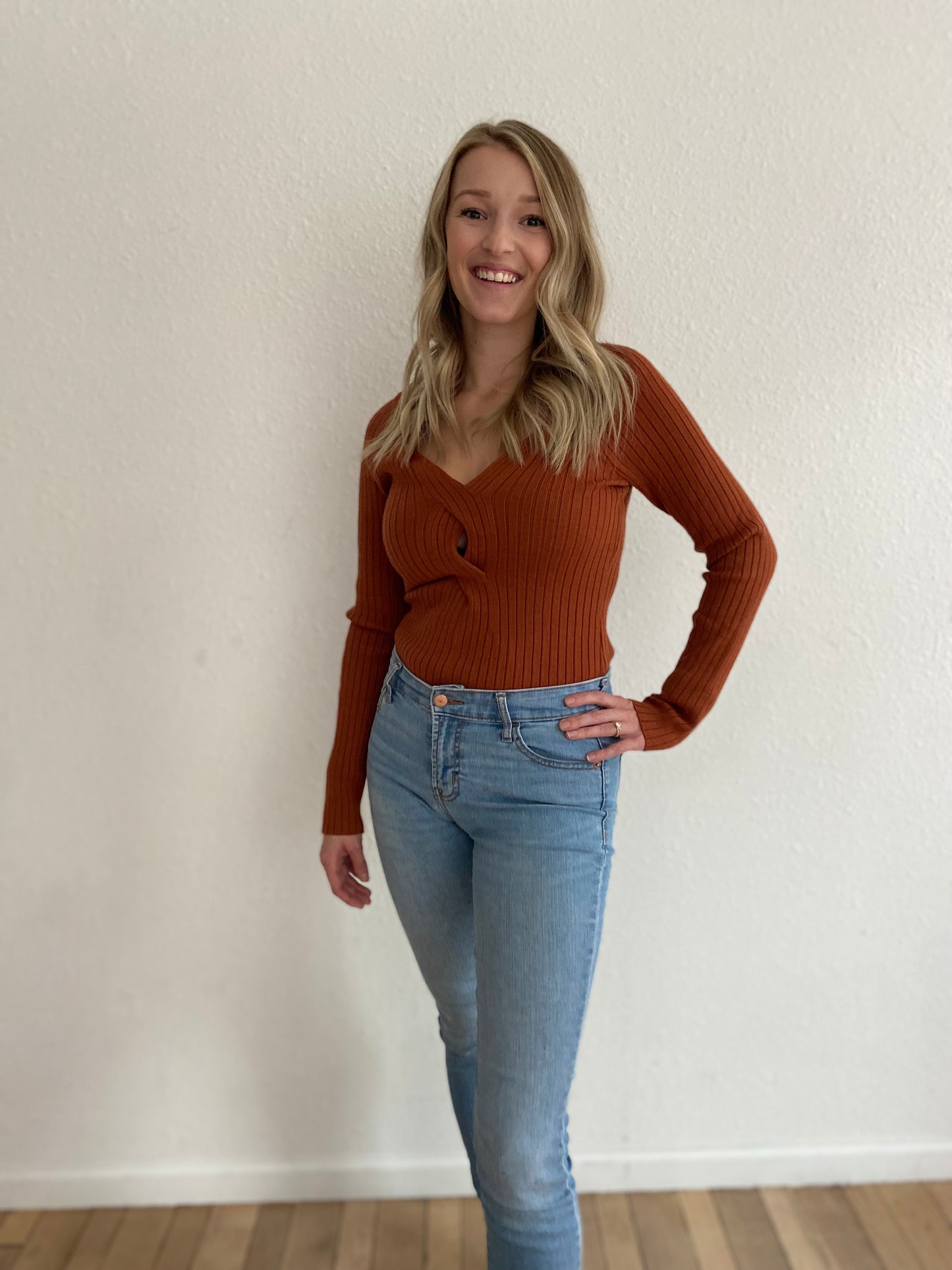 Bri Twist Sweater