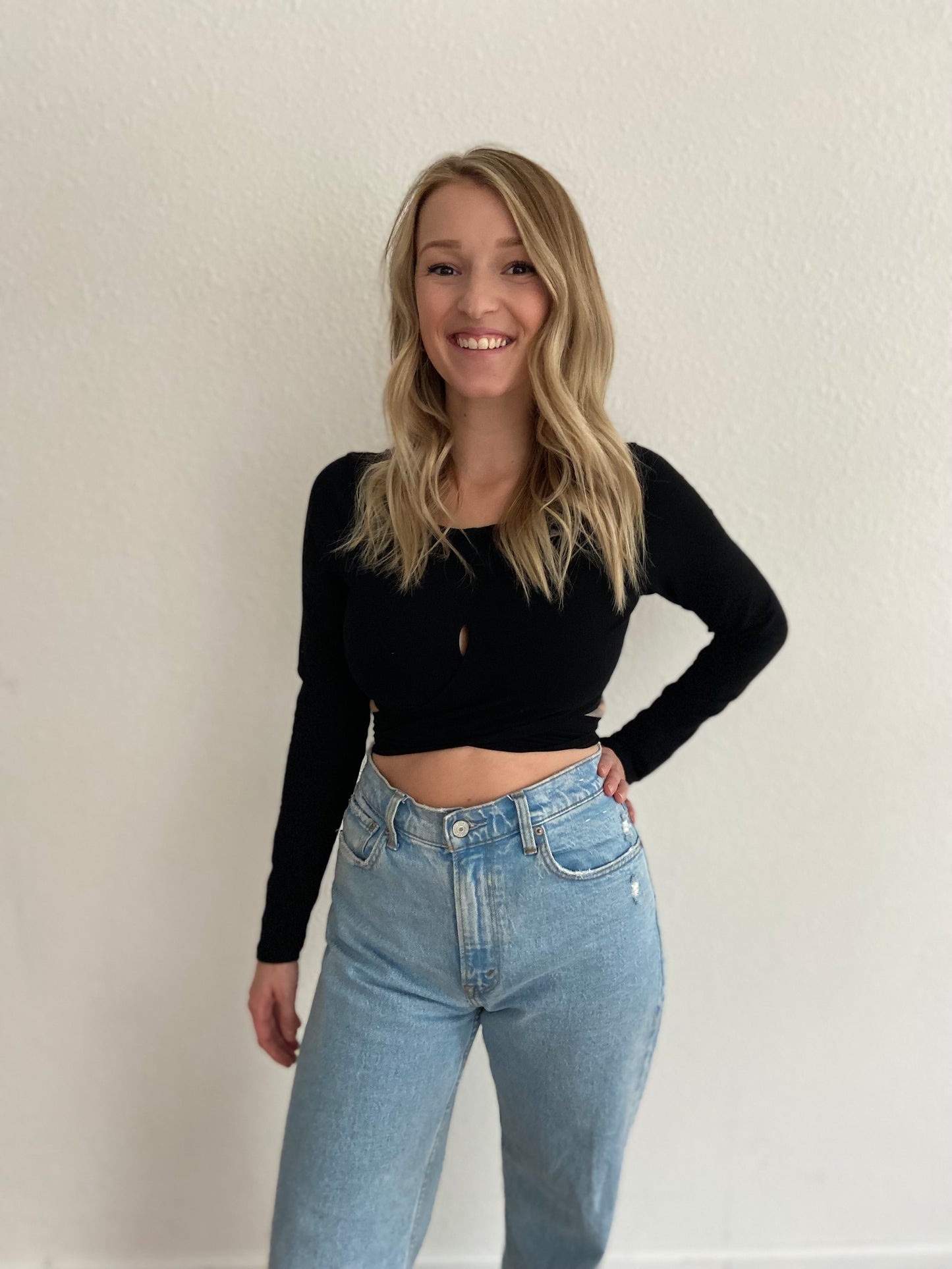 Madison Criss Cross Crop Top