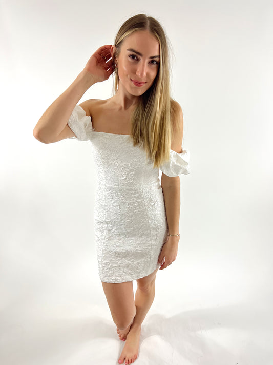 Paris Puff Mini Dress