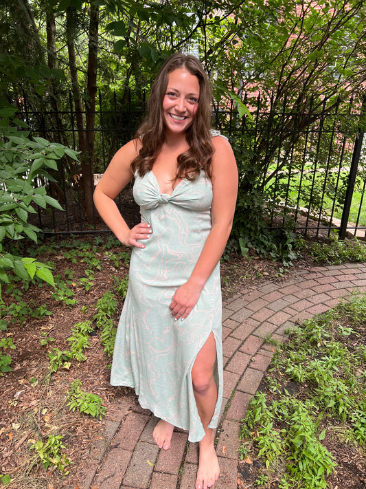 Katie Swirl Midi Dress