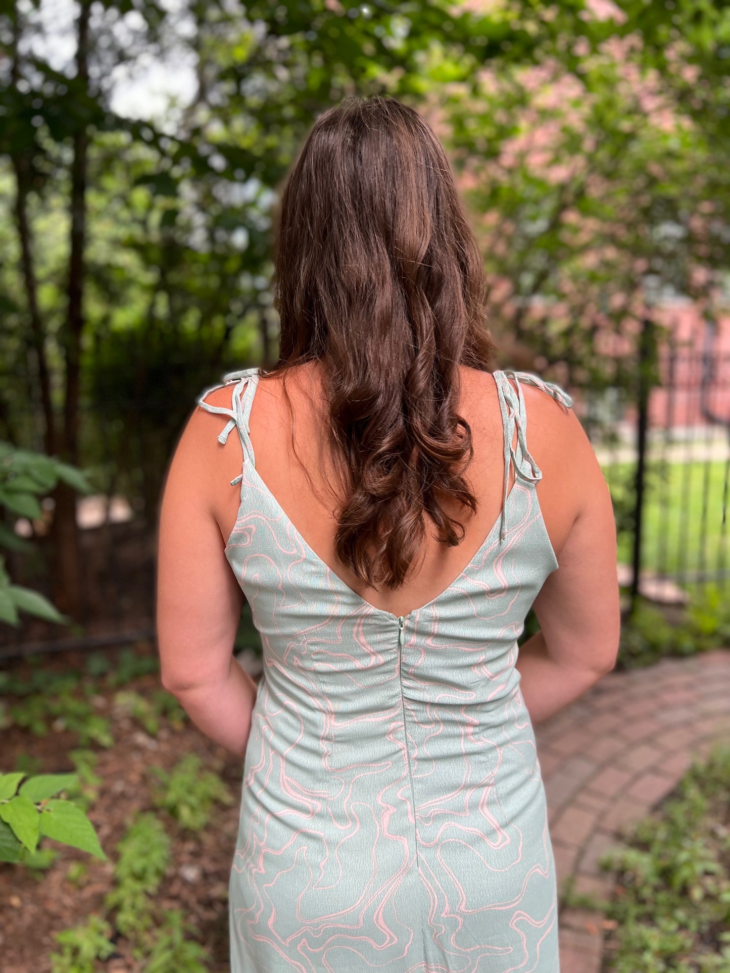 Katie Swirl Midi Dress