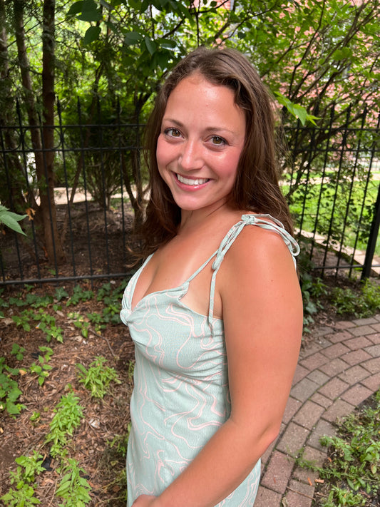 Katie Swirl Midi Dress