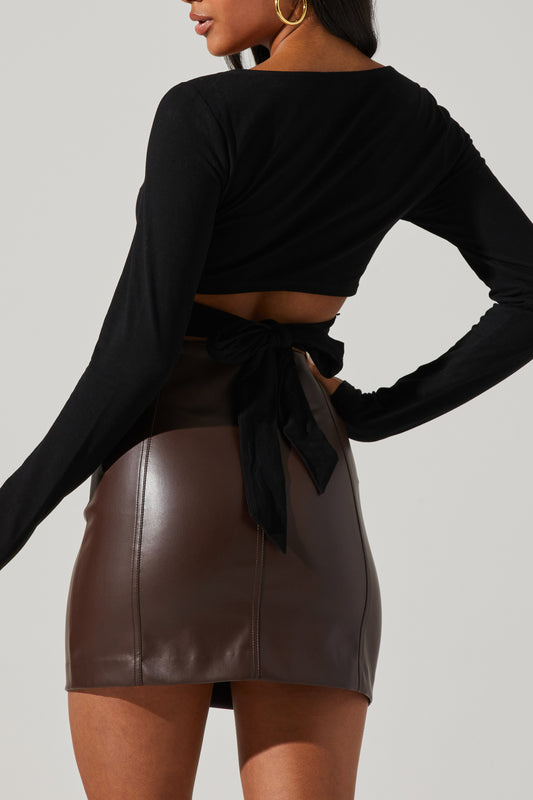 Madison Criss Cross Crop Top