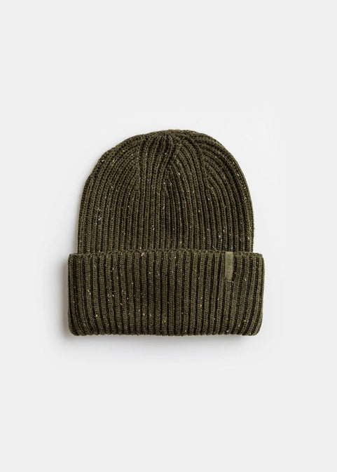 Speckled Knit Beanie - Hunter Green