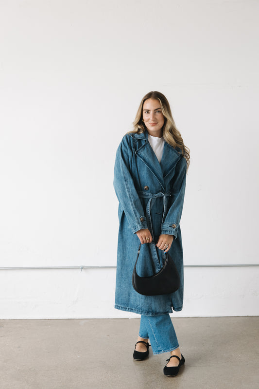 Francis Blue Jean Trench