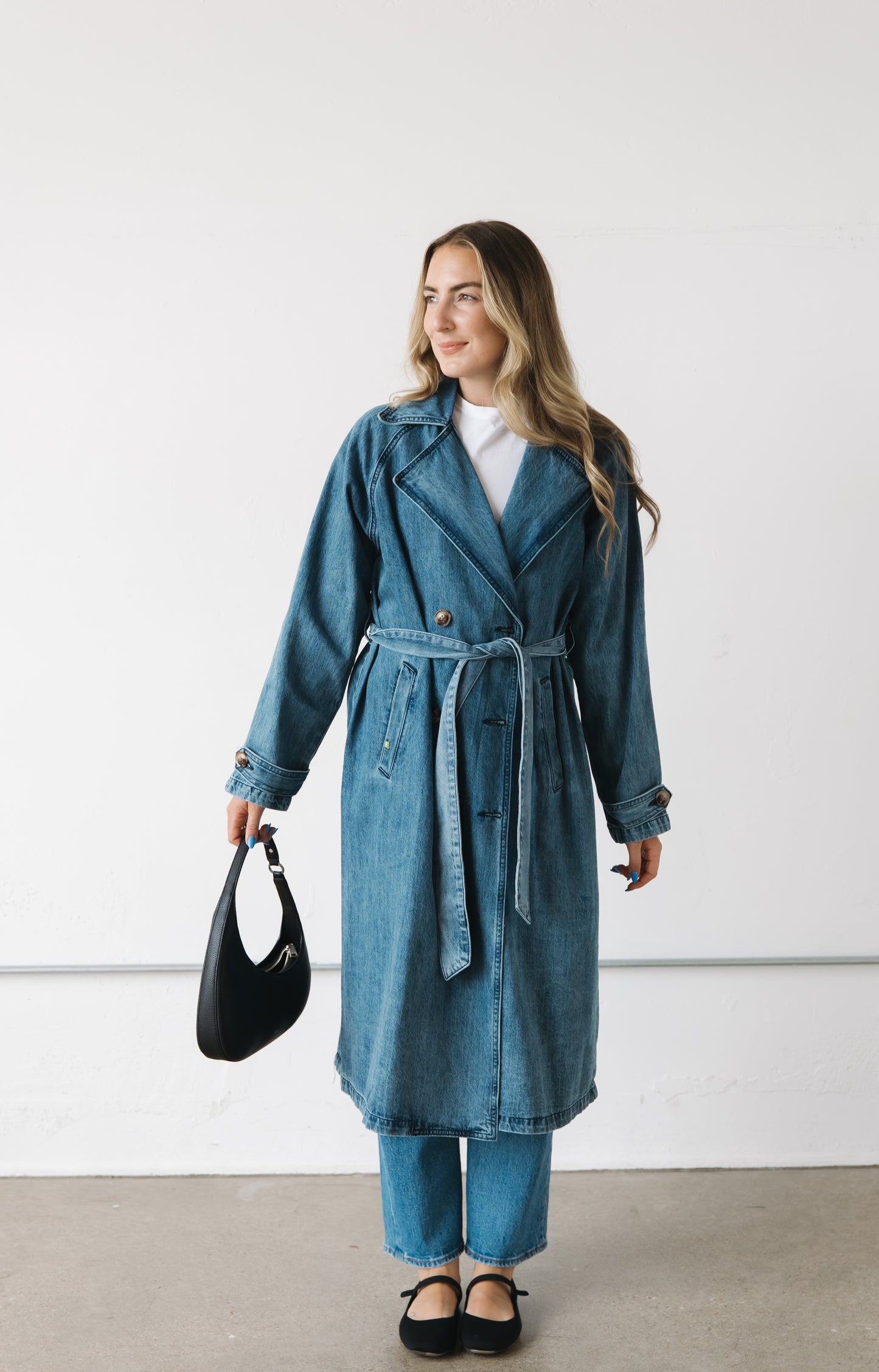Francis Blue Jean Trench