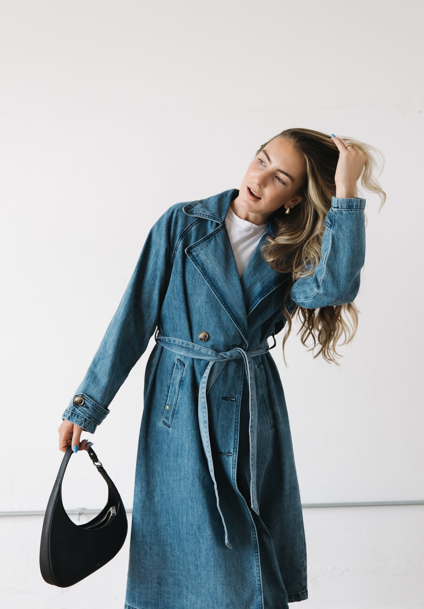 Francis Blue Jean Trench