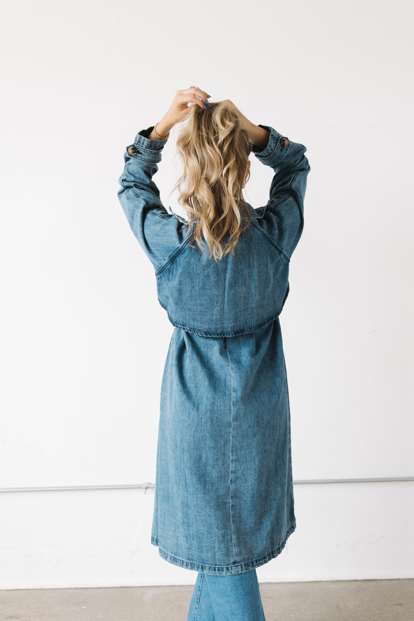 Francis Blue Jean Trench