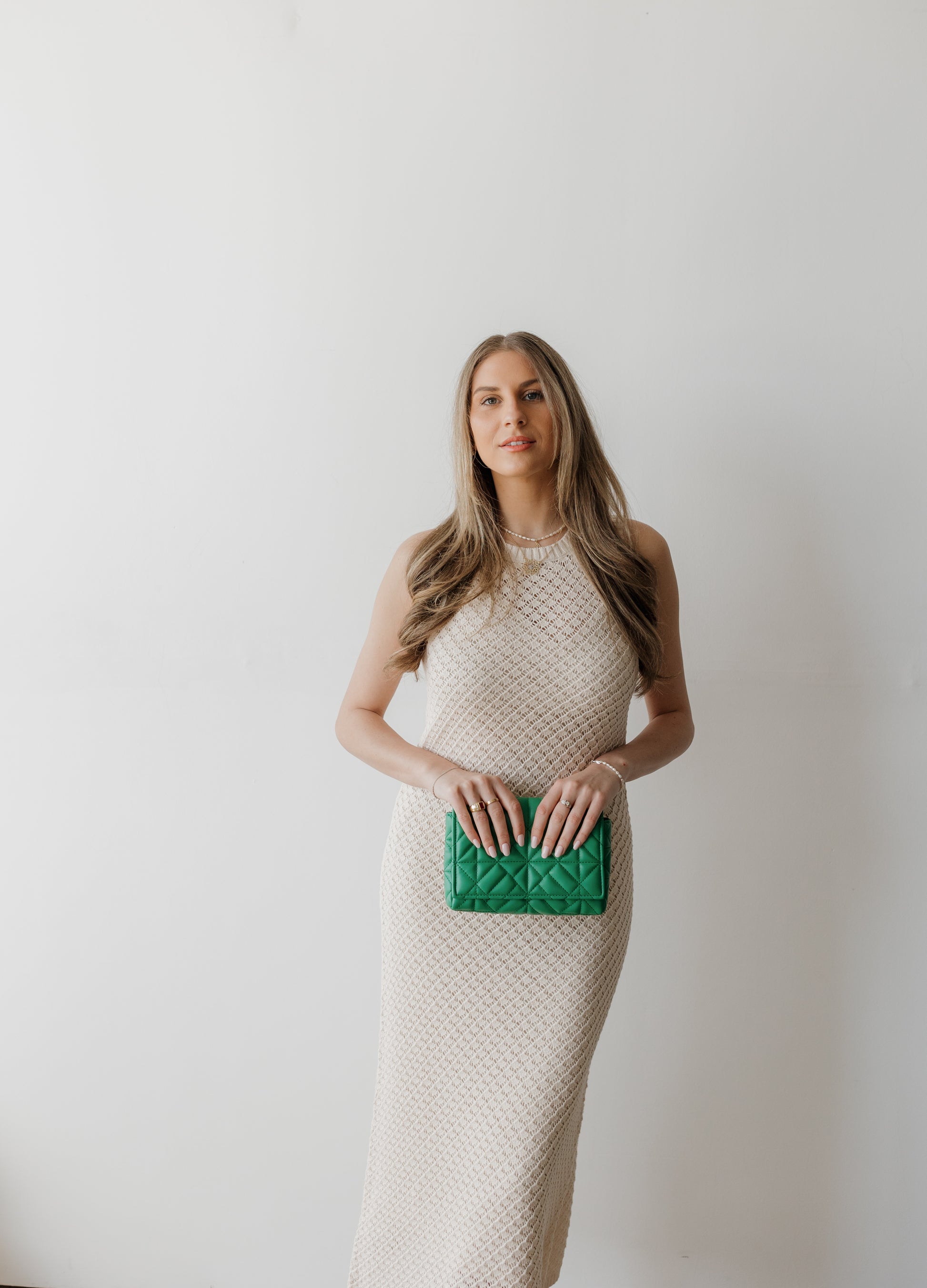 gemma tweed maxi dress White XS Wrapped in a sweetheart neckline with delicate front buttons and flowing fabric that dances with every step Gemma Tweed Maxi Dress -
